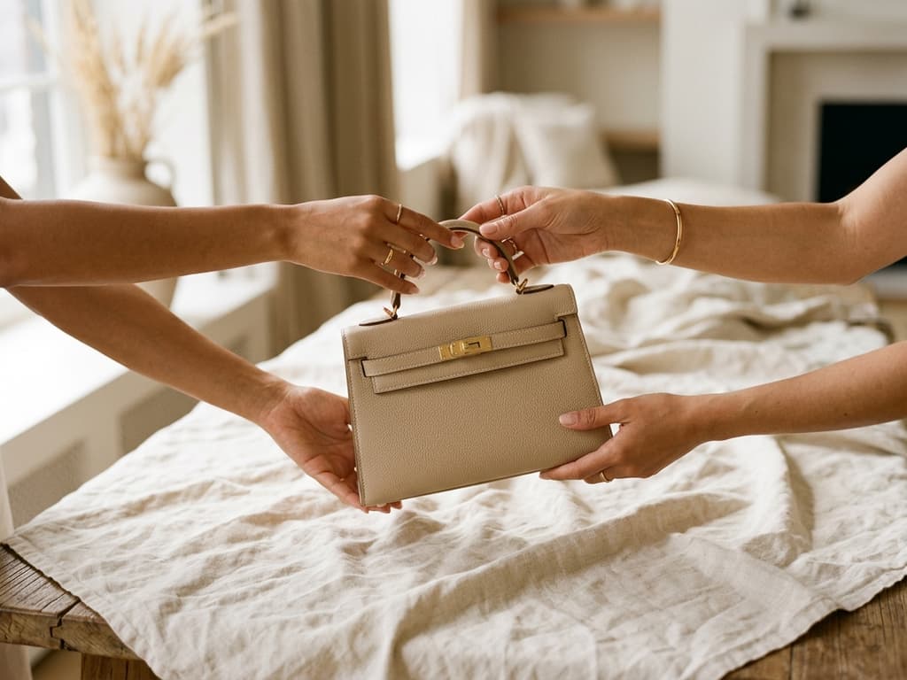 Consegna di una borsa Prada e pagamento da Ecrila